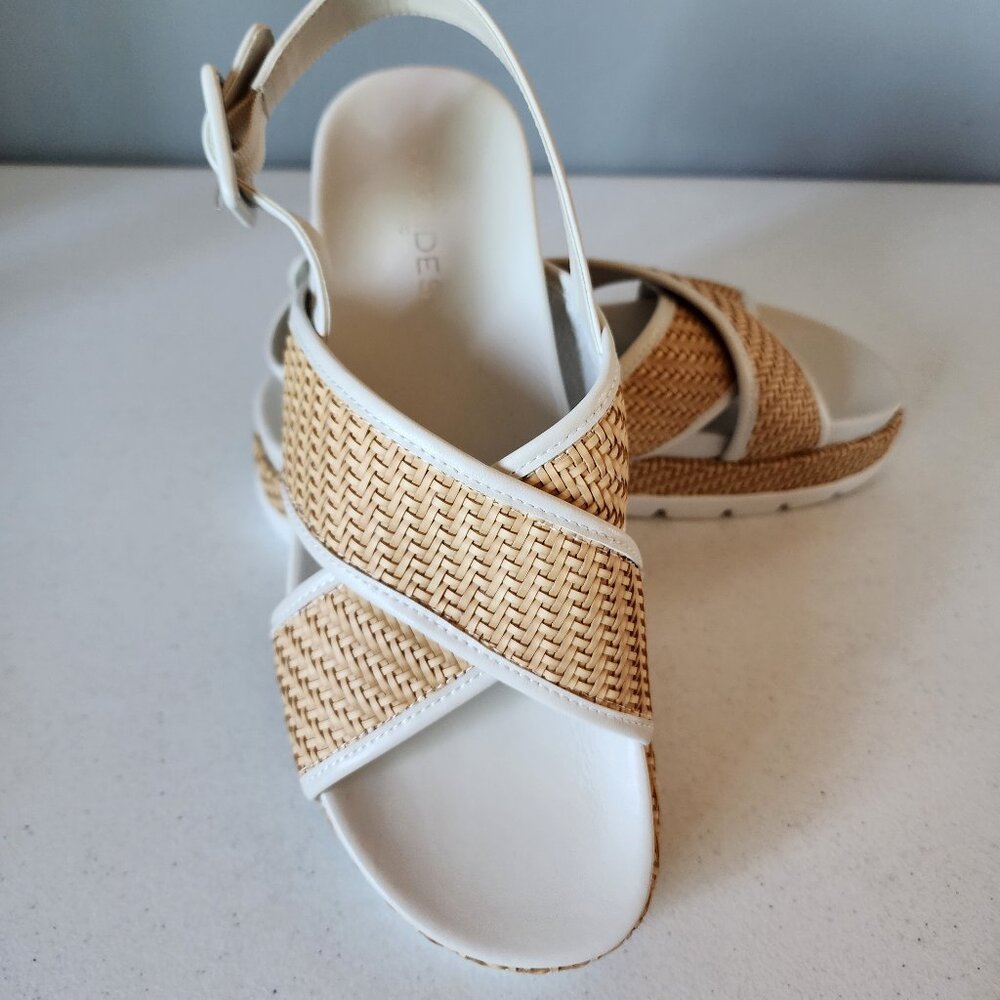 J Slides Platform Sandals "New" - image 5